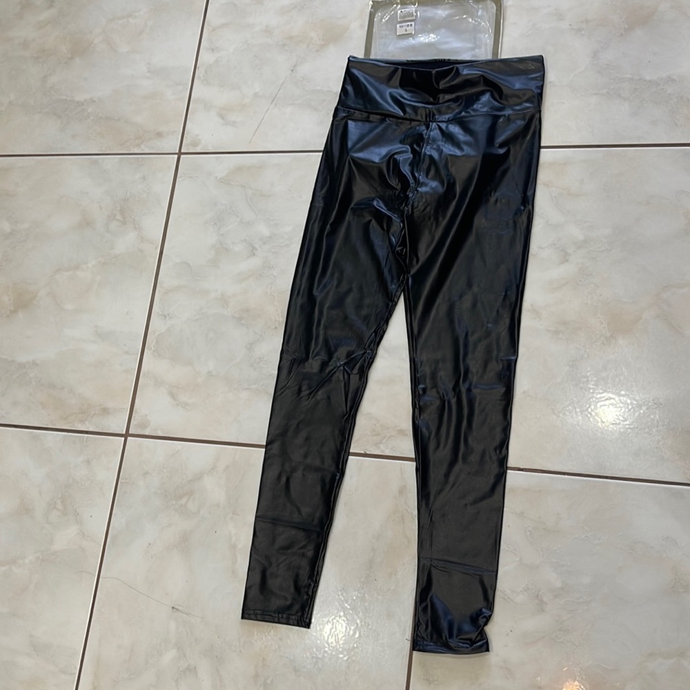 Pleather leggings
